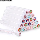 20 шт. рождественские кисти для макияжа тубус для ресниц кисть для бровей Сменные кисти многоразовые пыленепроницаемые