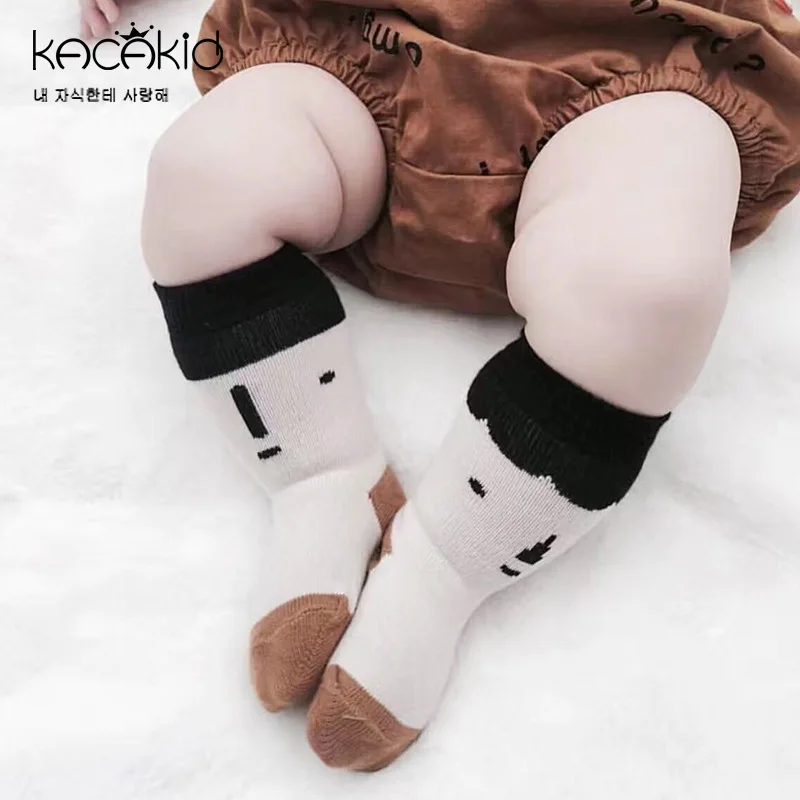 Милые детские хлопковые Гольфы с рисунком бегемота для новорожденных мальчиков