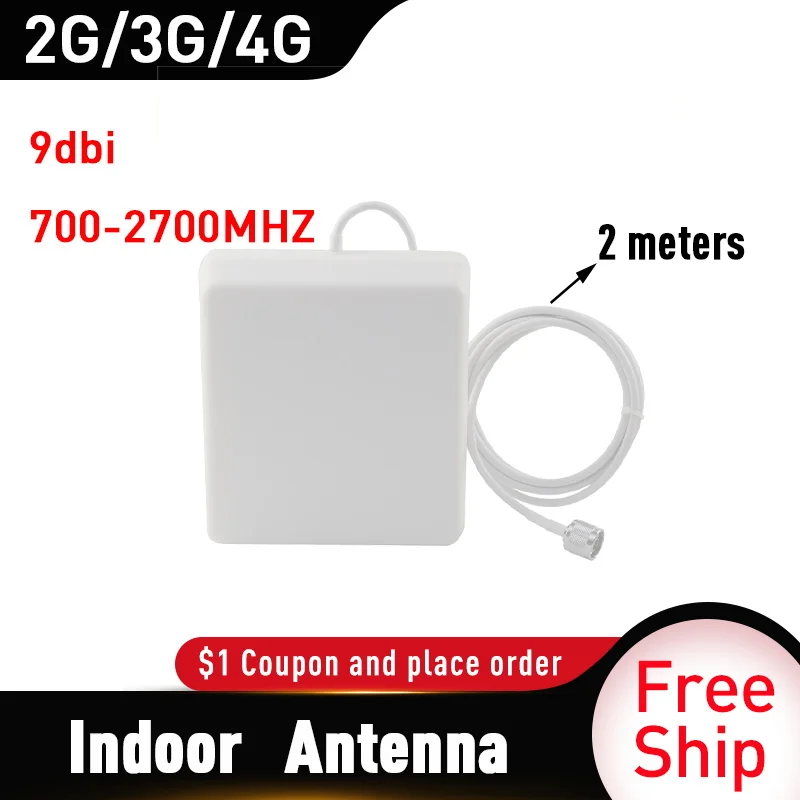 Панельная Антенна 2G 3G 4G 700 2700 МГц CDMA GSM DCS LTE Внутренняя антенна gsm повторитель