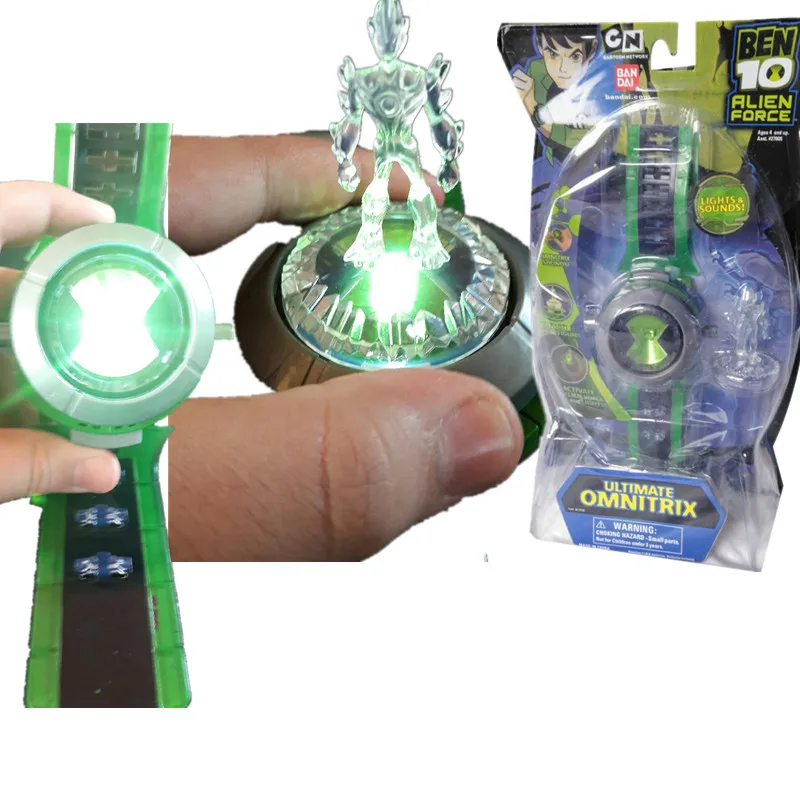 Ultimate Omnitrix Watch Style Japan Projector Watch BAN DAI Genuine  Watches Toy Christmas Gift for Kids Children