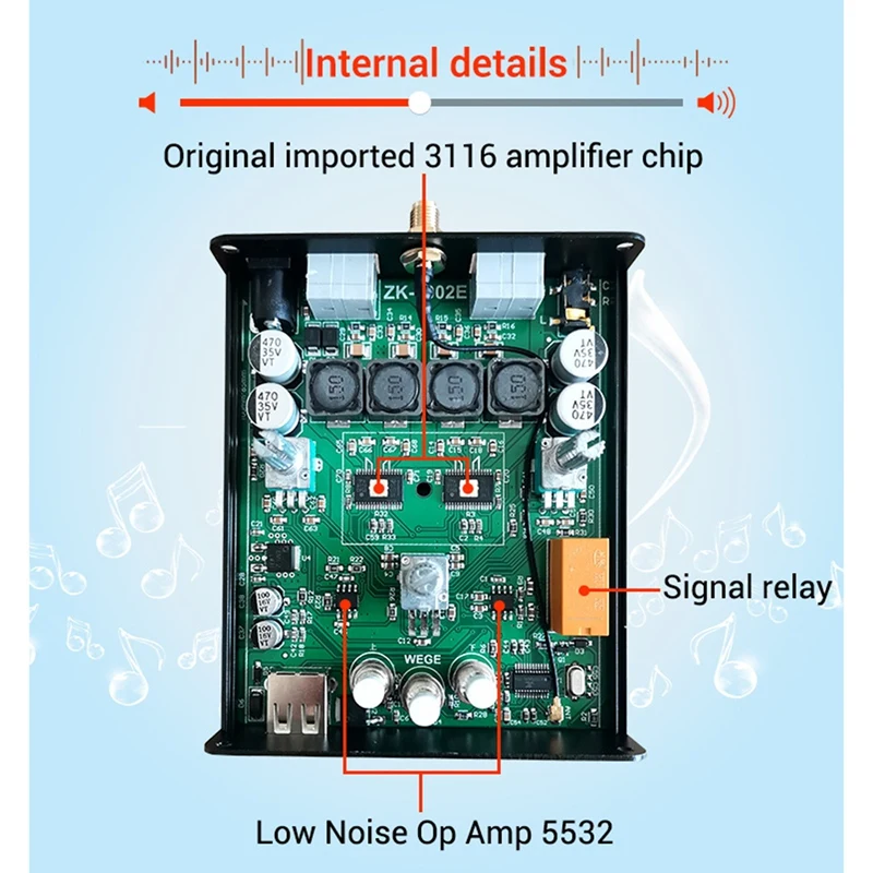 

5,0 , x2, , Bluetooth, TPA3116