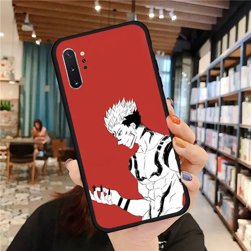 

Anime Cartoon Jujutsu Kaisen Satoru Phone Case For Samsung A50 A51 A71 A20E A20S S10 S20 S21 S30 Plus ultra 5G M11 funda cover