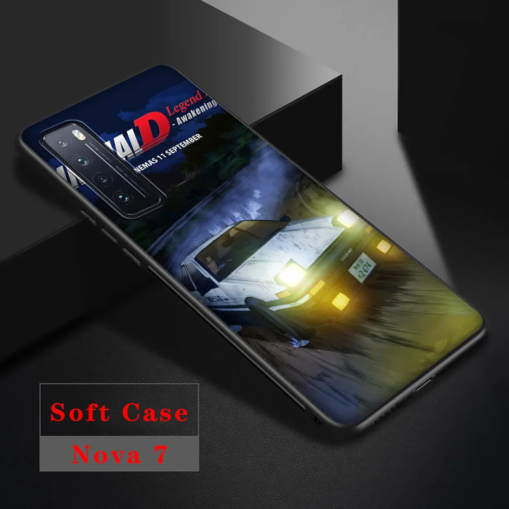 Чехол Lavaza initial d AE86 для Huawei P8 P9 P10 P20 P30 Y6 Y7 Y9 Lite Pro P Smart Nova 2i 3i Mini 2017 2018|Бамперы| |