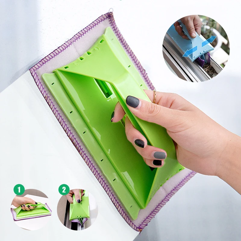 

Brush for Cleaning Windows Wipe Glass Groove Cleaning Brush Washing Windows Sill Gap Track Brush Cleaning Tools Window Wash