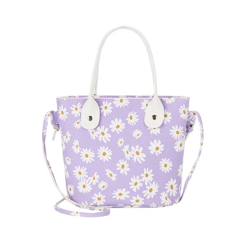 

2020 summer autumn Women's Shoulder Bag daisy bucket bag diagonal portable lady Handbag Casual Vintage Purse Cloth For Girls