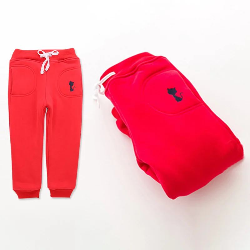 

Распродажа! Зимние штаны для девочек, цвет красный, Размер 8T