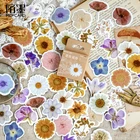 Канцелярские наклейки 40 цветов хризантем, стикеры для самостоятельной сборки путешествий, автомобиля, мотоцикла, чемодана, ноутбука, велосипеда, скутера, игрушки