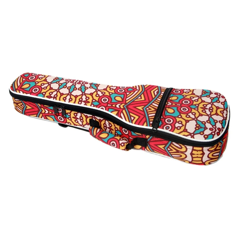 

21 Inch Backpack Ukulele Mini Guitar Accessories Parts Embroidered Musical Instrument Luggage