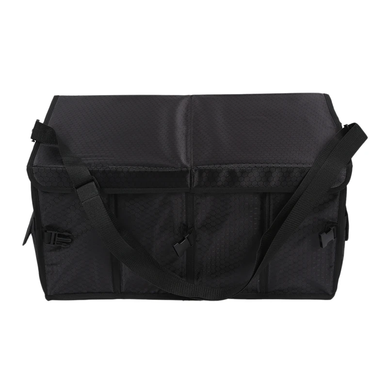 

Car Trunk Organizer Oxford Car Back Folding Portable Storage Tool Bag Multi-Use Food Organizers Auto Collapsible Storage Box