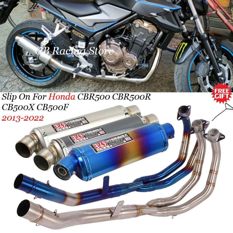 Выхлопной глушитель для мотоцикла Honda CBR500 CB500X CB500F CBR500R 2013-2022 | Автомобили и