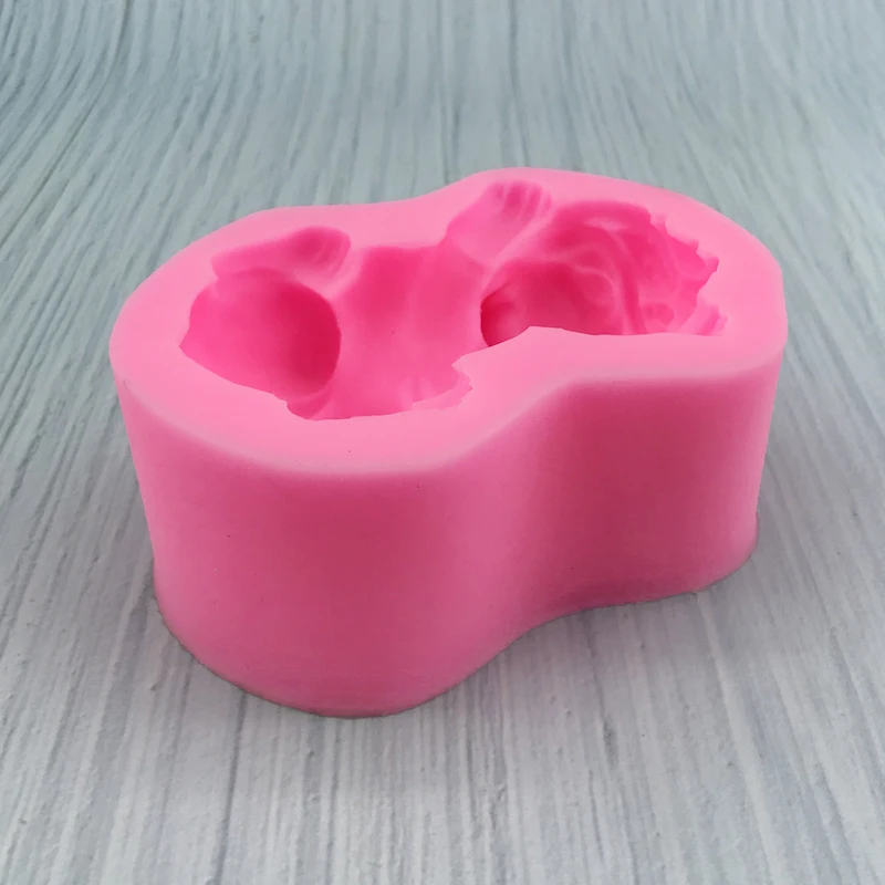 3D большой размер мягкая фотоглина форма для ледяного мусса желе десерта торта