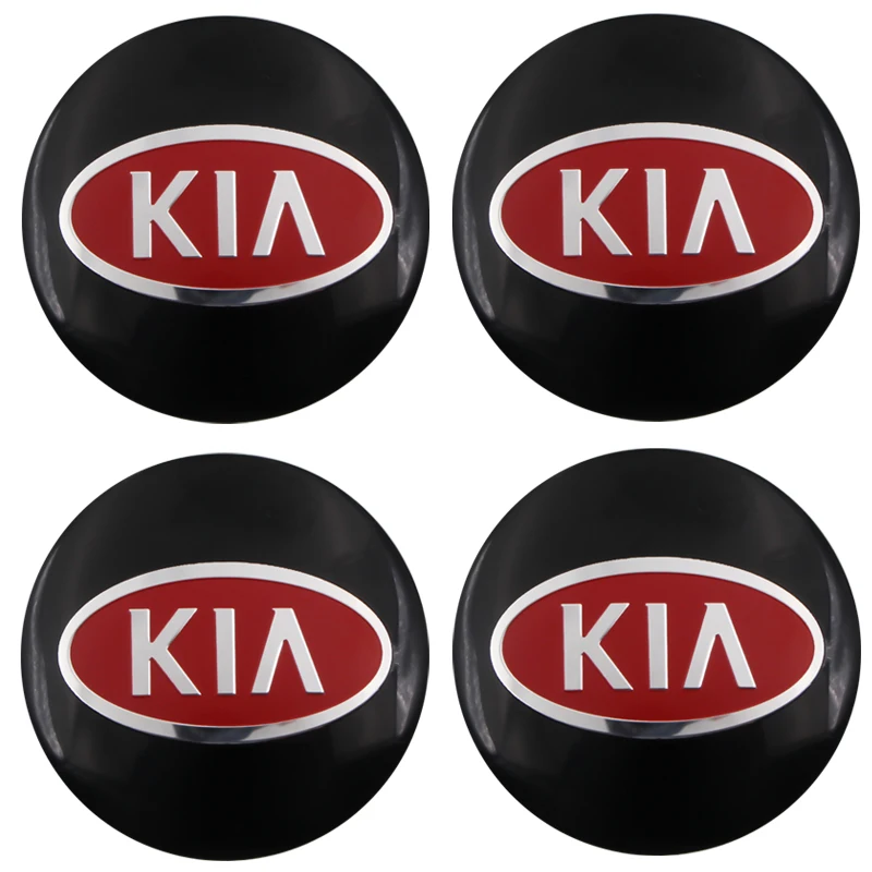 4 pieces Car 56mm sticker Wheel Hub Caps Stickers For KIA Cerato Sportage R K2 K3 K5 Sorento Rio Soul accessories | Автомобили и