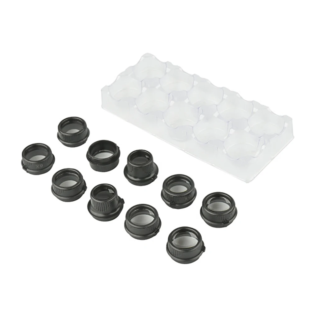 

2.5X 4X 6X 8X 10X 15X 20X 25X Multi-Power Double LED Lights Magnifier Eye Glasses Watch Repair Loupe Jeweler Magnifying Glass