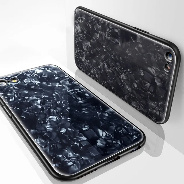 Роскошный Мраморный чехол из закаленного стекла для Apple IPhone X XS XR Max 8 7 6s 6 черный, красный, розовый, белый Капа Coque Fundas