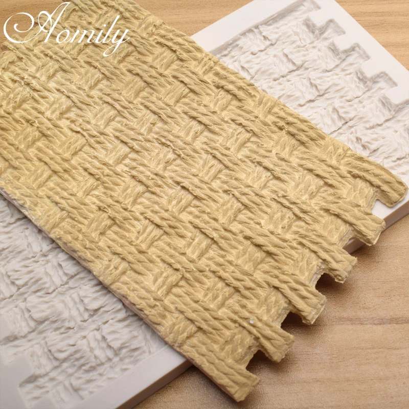 

Amoliy Sweater Knitted Pattern Cake Silicone Mold Cake Decoration Accessories Fondant Chocolate Baking Mold Baking Accessories