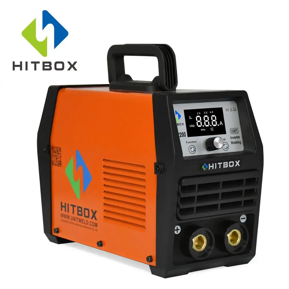 Сварочный аппарат HITBOX Arc Tig 2 в 1 220 В 4 0 ММ стержни из нержавеющей стали мощный