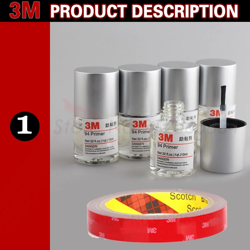 

3M 4229 double sided glue tape & 94 promoter adhesive Primer Strong Foam tape heavy duty Wall car tape waterproof 40mm 30mm 20mm