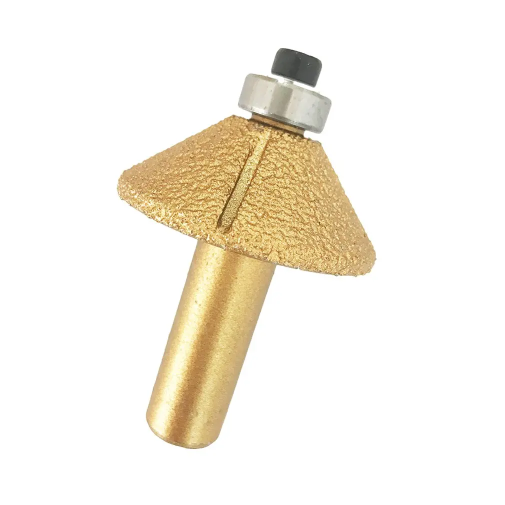 Радиус 12 мм буллноу Вакуумные Паяные алмазные фрезы для кромки каменной плиты