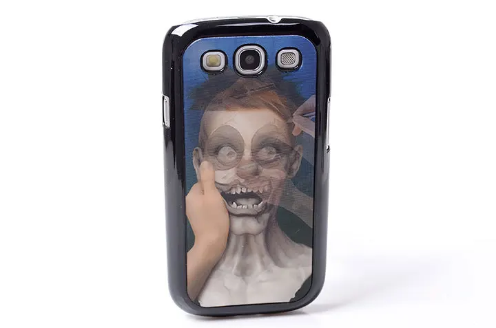 DYNAMIC Movie Video Film Effect rive lady face show terror skull PC Hard Back Shell Cover Case For Samsung Galaxy S3 SIII i9300 | Мобильные