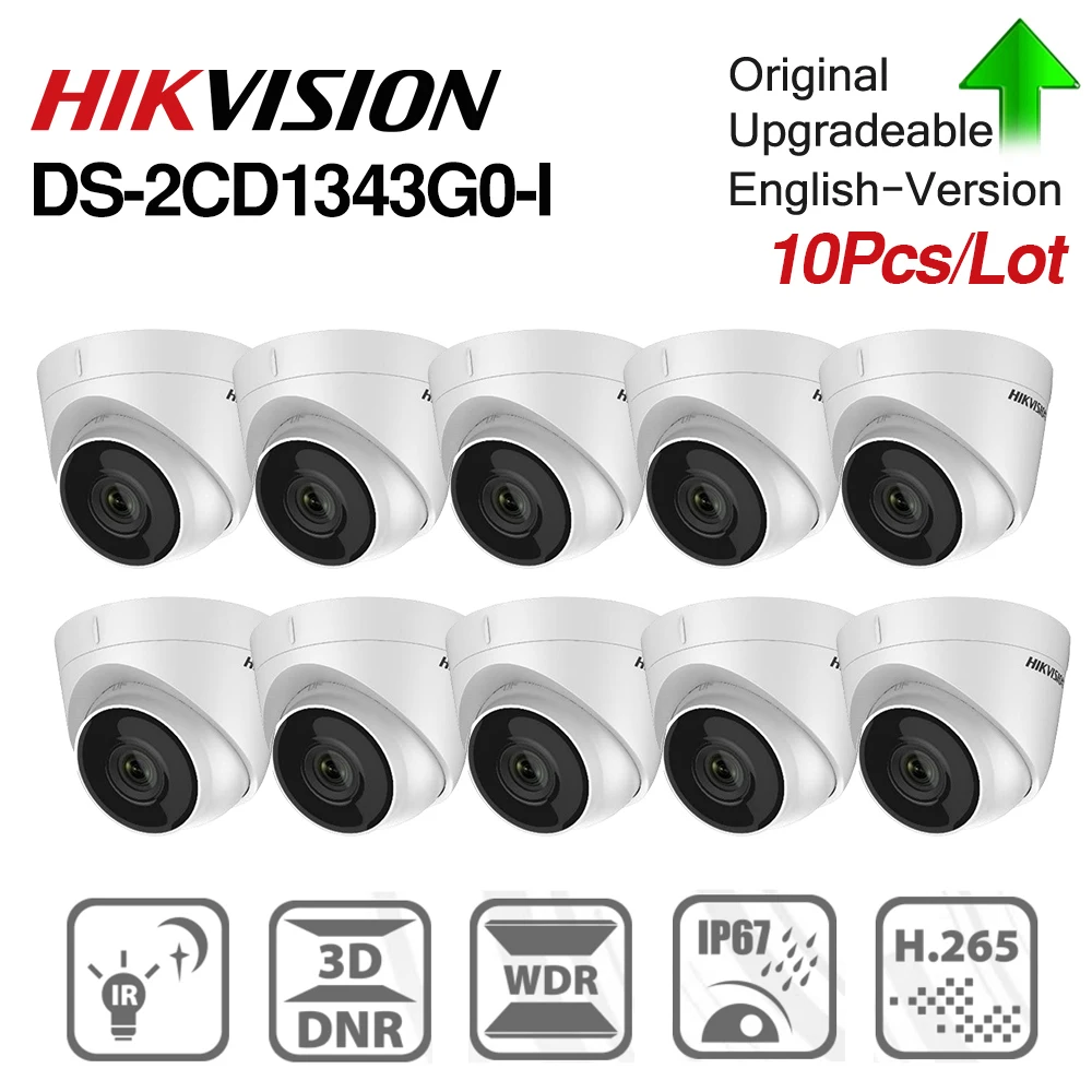 Предпродажа Hikvision DS 2CD1343G0 I POE камера видеонаблюдения 4MP ИК Сетевая купольная 30 м IR