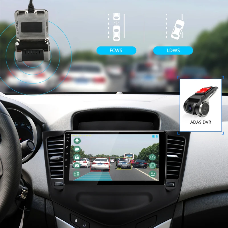 Jansite 4G RDS 9 &quotАвтомагнитола для Chevrolet Cruze 2009-2014 Android 36EQ 2G + 32G сенсорный экран