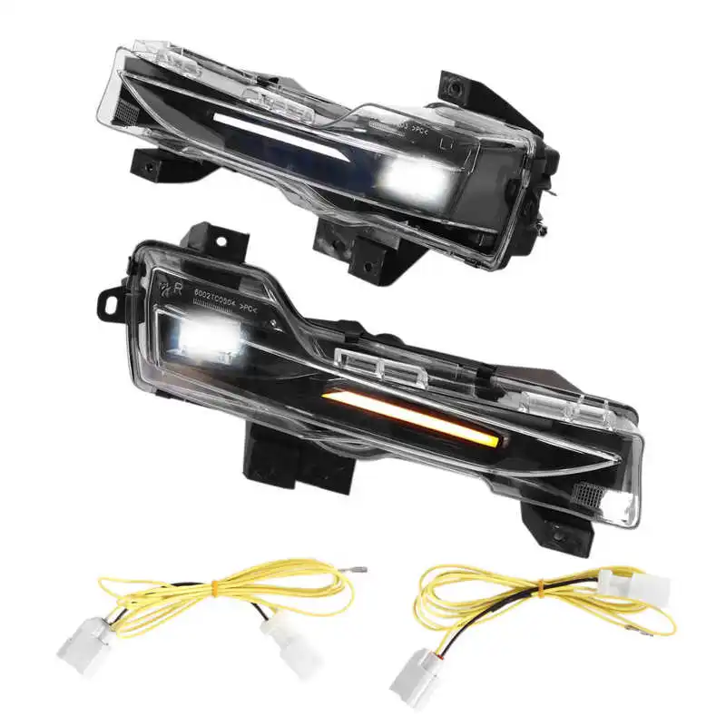 

2pcs Car Turn Signal Lamp LED Daytime Running Light Modification Replacement for Tesla Model 3 2019-2021 Car Accessory