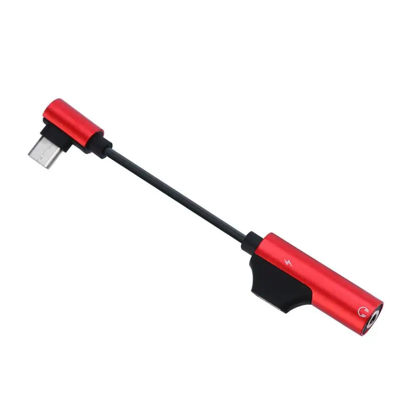 2 In 1 Type C 3.5mm AUX Adapter USB To 3.5 Plug Headphone Jack 3 5 Splitter Earphone Audio Convertor For Xiaomi 10 LG | Мобильные