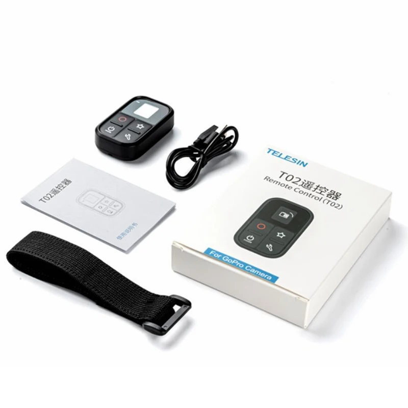 Remote Kits Новейший самолюминесцентный OLED водонепроницаемый Wifi Пульт дистанционного управления для GoPro hero 7 8 Black hero 6 5 4 3+ пульт дистанционного управления набор аксессуаров - Цвет: Remote Kits
