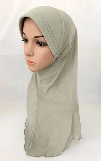 Muslim Hijab Headwear One Pieces Amira Headwrap Scarf Islamic Ramadan Turban Dubai Women Prayer Arab Jilbab Shayla | Тематическая