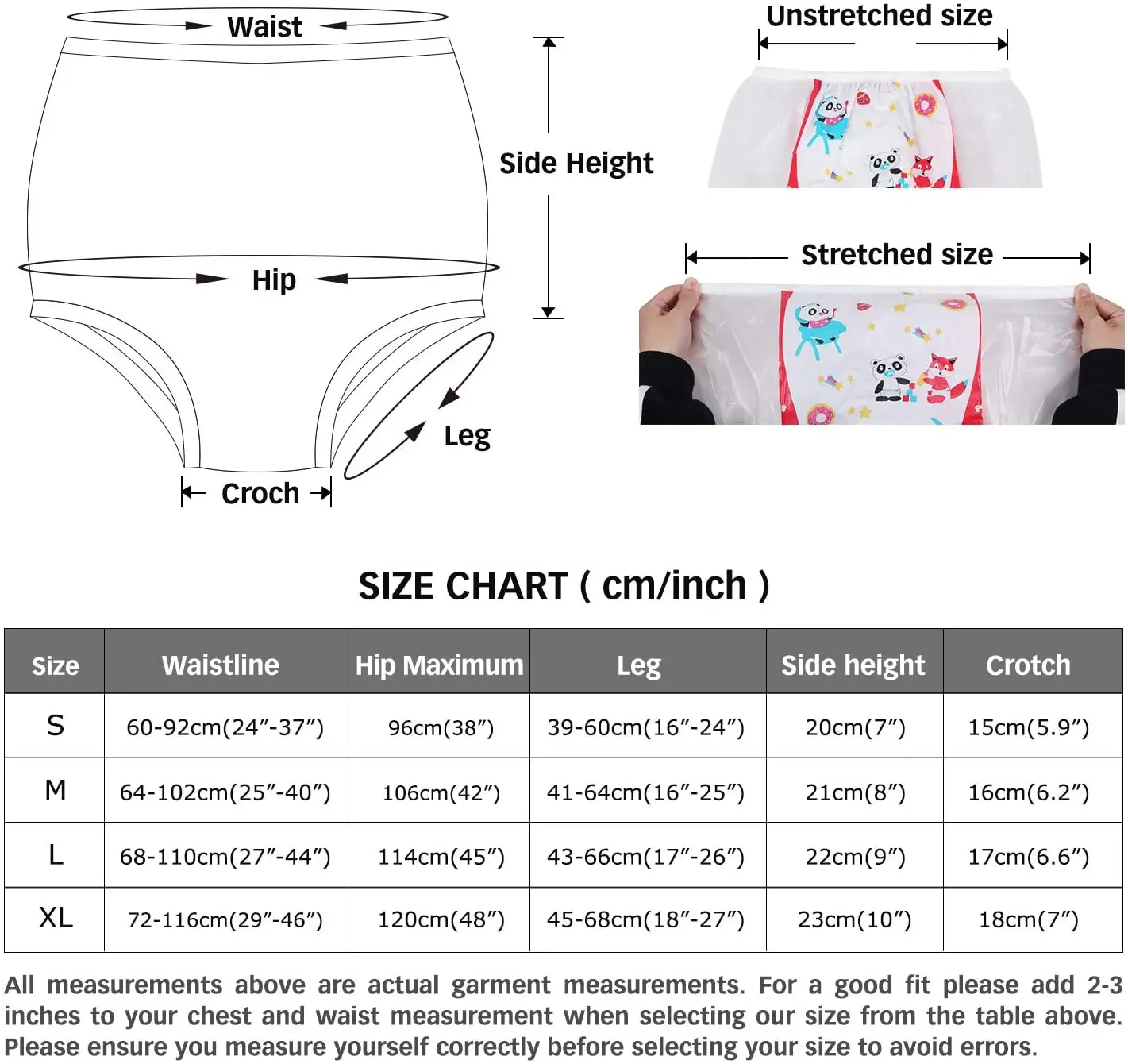 2PCS Dadious abdl adult baby pants incontinence elastic band plastic reusable DDLG PVC men's underwear Red diapers XL | Мать и