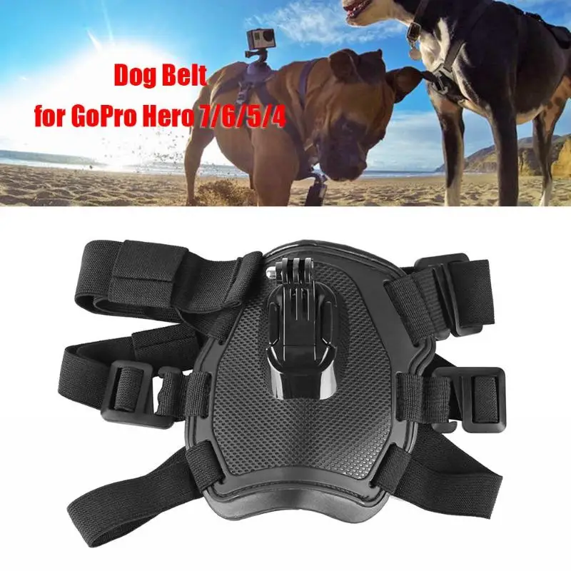 Adjustable Dog Harness Mount Action Camera Dog Belt Chest Strap Holder Action Base For GoPro Hero 7 6 5 4 Xiaoyi Sports Camera