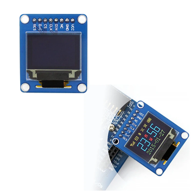 0 95 дюймовый дисплейный модуль OLED RGB SPI интерфейс прямой/вертикальный Pinheader мини
