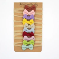 10 pcs per set of baby hairband sets cute hairpins with bows suitable for baby baby hairbands seamless hairbands