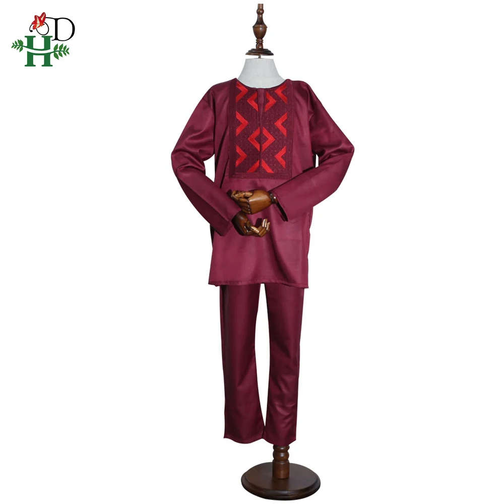 H&ampD African Children Boy Clothing Kids Dashiki Shirt Africa Ankara Outfit Clothes Tops Pant Suits vetement africain | Тематическая