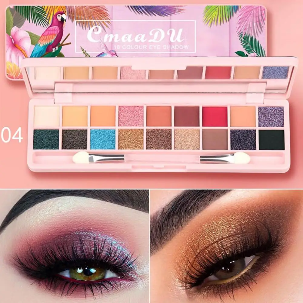 3D стерео тени 18 земляных тонов немой перламутровый блеск классные цвета теплые