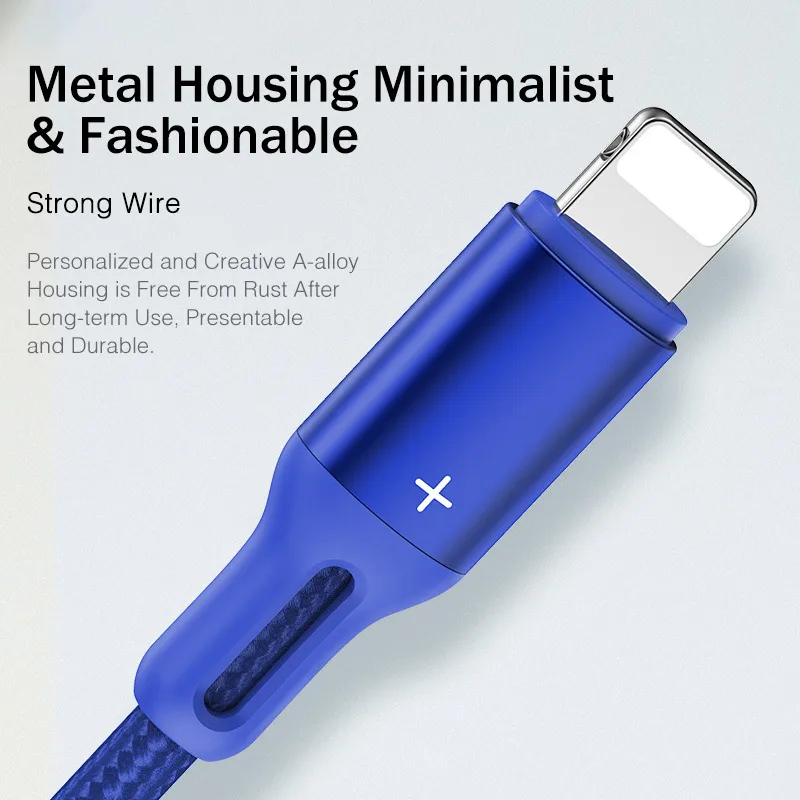 USB кабель для быстрой зарядки 2.4A iPhone 11 XR XS Max 8 7 6 6S 5 iPad мобильный телефон и передачи