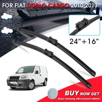 broshoo car front window windshield wipers blade for fiat doblo cargo 2416 lhdrhd car model year 2010 2013 auto accessories