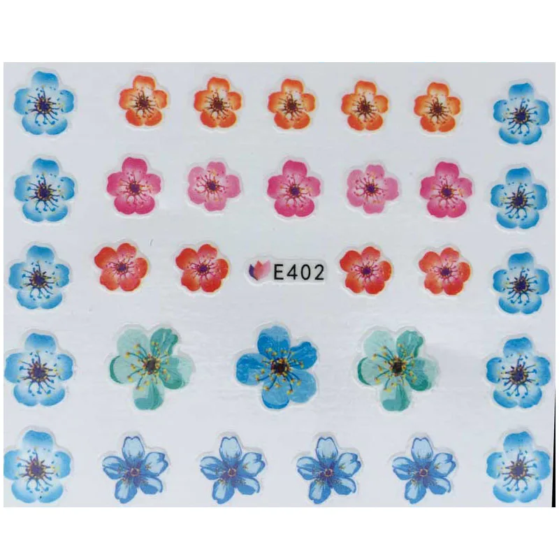 3D наклейки для ногтей с сушеными цветами клейкие Maincure Salon акриловый инструмент