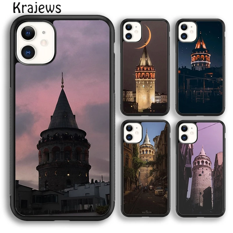 Чехол krajew для телефона с турецкой галатой Kulesi для iPhone 14 5 SE 6s 7 8 plus XR XS 11 12 13 pro max Samsung Galaxy S21 S22ultra