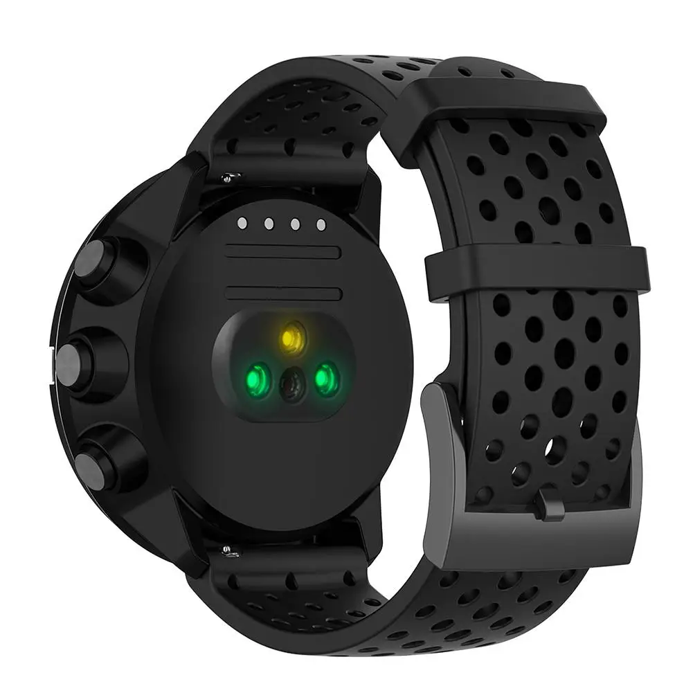 Силиконовый сменный ремешок для часов браслет на запястье Suunto 9/Baro спортивных
