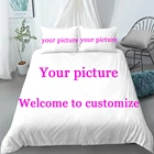 Индивидуальный дизайн, Комплект постельного белья с 3D принтом, пододеяльник, наволочка, без простыни. Отправить изображение 1028P x 1028P любой размер изображения