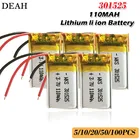 3,7 V 110mAh 301525 ithium полимерный аккумулятор для gps psp MP4 MP5 DVD маленькие игрушки аккумулятор bluetooth-гарнитуры литий-ионный аккумулятор