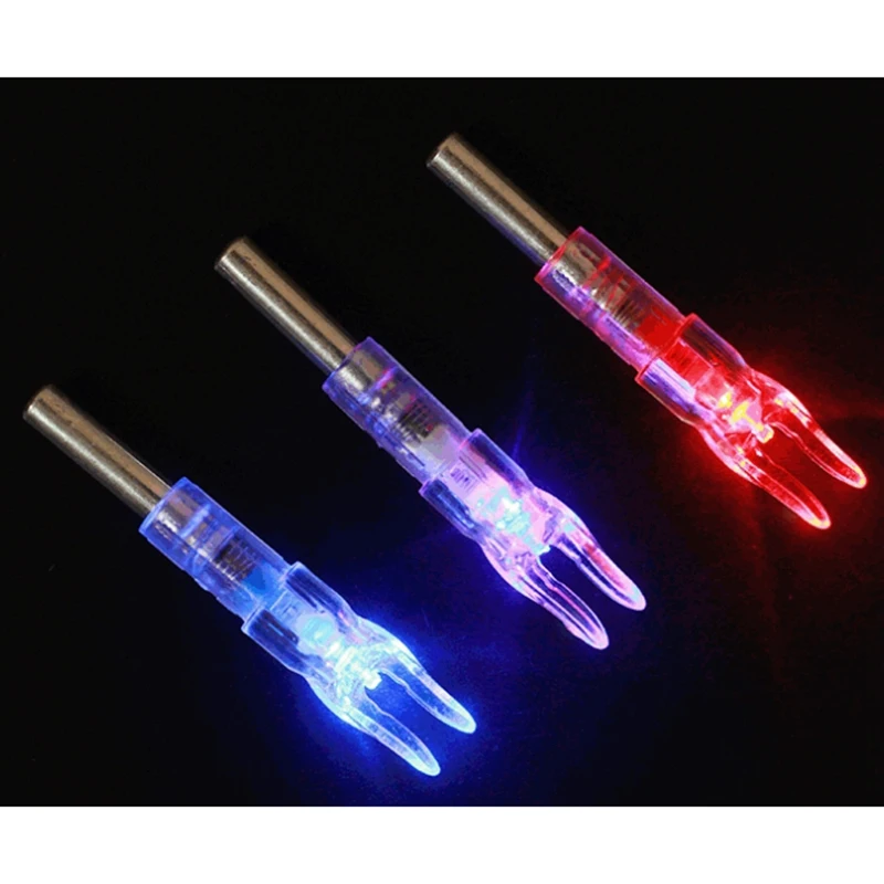 

12PCS S Led Lighted Nocks Fit for 6.2 mm Archery Hunting Bow Accessory