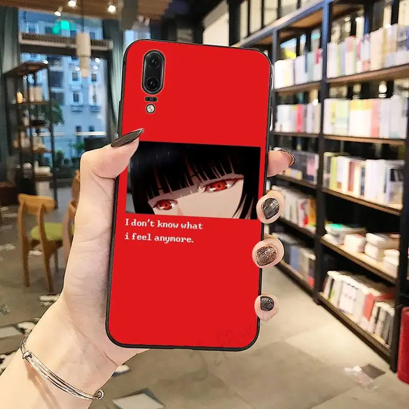 

Sad Japanese Anime Aesthetic Phone Case For Huawei honor Mate P 10 20 30 40 i 9 8 pro x Lite smart 2019 nova 5t