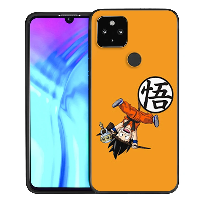 

Anime Baby Kid Shockproof Cover for Google Pixel 5 4 4a XL 5G Black TPU Soft Phone Case
