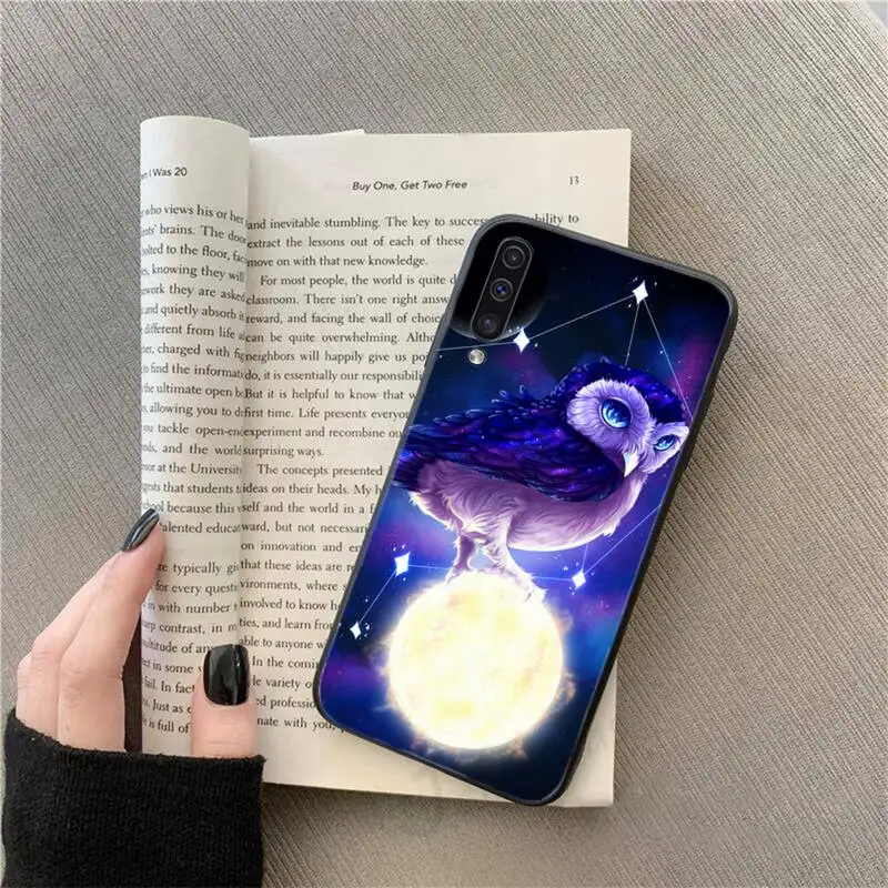 

Cute owl cartoon animal Phone Case For Samsung galaxy S 9 10 20 A 10 21 30 31 40 50 51 71 s note 20 j 4 2018 plus