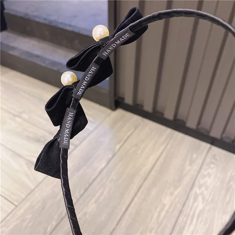 Новые модные аксессуары для волос для девушек, жемчужное кольцо, большие аксессуары для волос, оптом, головные повязки