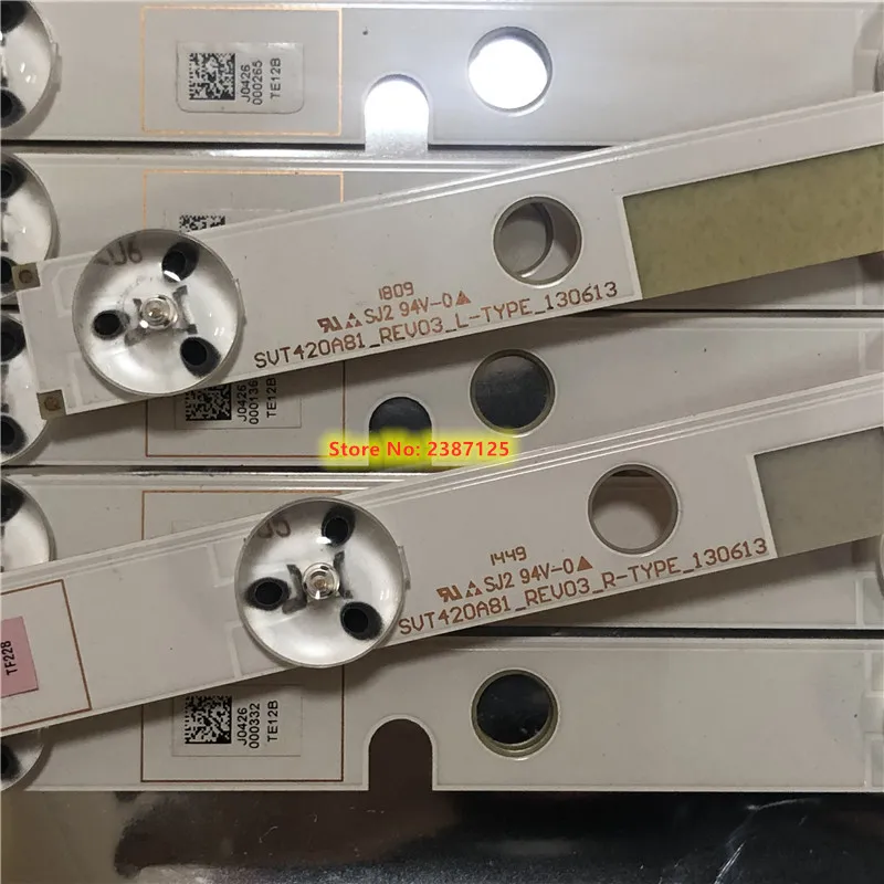5 комплектов светодиодной ленты подсветки 6 ламп для SVT420A81_REV03_L-TYPE_ 130613 42L7453D 42L7453RB