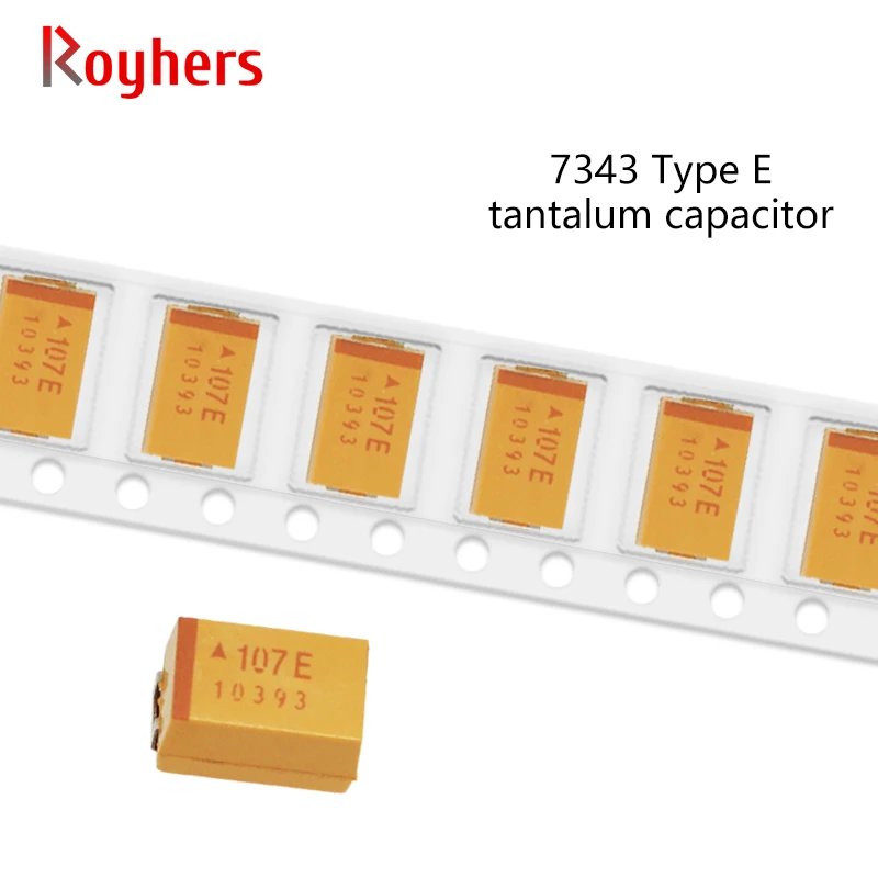 

SMD конденсатор E-типа танталовый конденсатор 7343 10 в 16 в 25 35 в 220 мкФ 47 мкФ 22 мкФ 33 мкФ 336 к 10 шт.