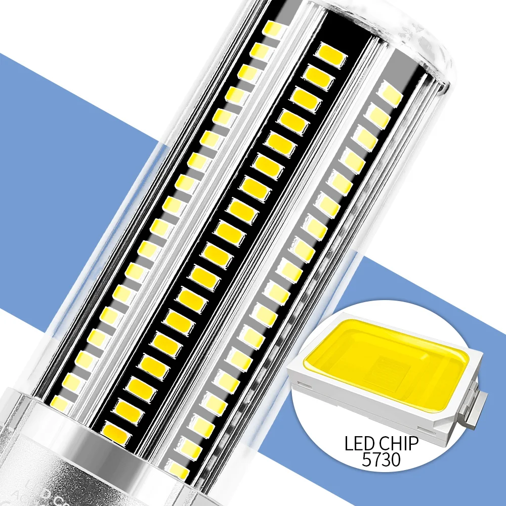 Светодиодсветильник лампа Кукуруза E27 220 В Светодиодная высокой яркости 5730SMD
